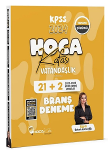 2024 KPSS Vatandaşlık 21+2 Deneme Çözümlü