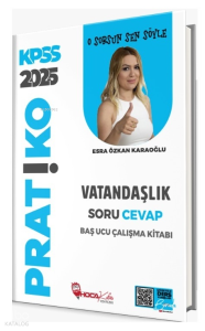 2024 KPSS Vatandaşlık Pratiko Soru Cevap Çalışma Kitabı