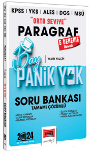 2024 KPSS YKS MSÜ Bay Panik Yok Paragraf Orta Seviye Tamamı Çözümlü Soru Bankası