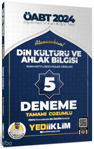 2024 Öabt Din Kültürü Ve Ahlak Bilgisi İmam-Hatip Lisesi Meslek Dersleri Tamami Çözümlü 5 Deneme