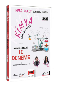 2024 ÖABT Kimya Tamamı Çözümlü 10 Deneme Sınavı