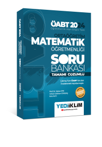 2024 ÖABT Ortaöğretim Matematik Öğretmenliği Tamamı Çözümlü Soru Bankası