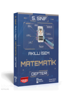 2025 Akıllı İsem 5.Sınıf Matematik Defteri