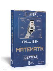 2025 Akıllı İsem 6.Sınıf Matematik Defteri