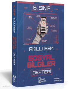 2025 Akıllı İsem 6. Sınıf Sosyal Bilgiler Defteri İsem Yayıncılık