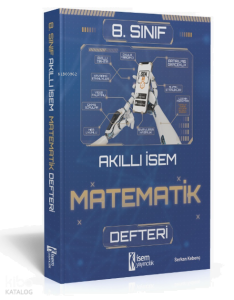 2025 Akıllı İsem 8. Sınıf Matematik Defteri İsem Yayıncılık