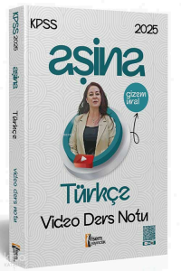 2025 İsem KPSS Aşina Türkçe Video Ders Notu