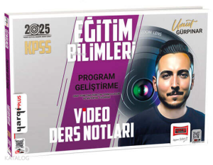 2025 KPSS Eğitim Bilimleri Program Geliştirme Sınıf Yönetimi - Öğretim Teknolojileri ve Materyal Tasarımı Video Ders Notları