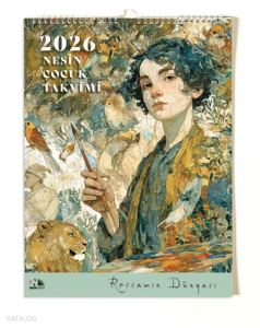 2026  Nesin Çocuk Takvimi - Ressamın Dünyası