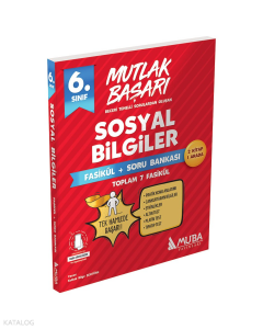 2027 - MB 6.Sınıf Sosyal Bilgiler Fasikül + Soru Bankası
