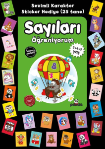 3+4+5 Yaş Sayıları Öğreniyorum Stickerli