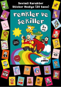 3 Yaş Renkler Ve Şekiller Stickerli