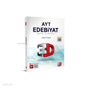 3D AYT Edebiyat Soru Bankası 3D Yayınları
