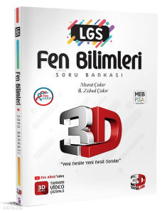 3D LGS Fen Bilimleri Soru Bankası Tamamı Video Çözümlü