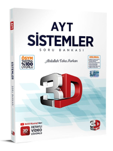 3D Yayınları AYT Sistemler Soru Bankası