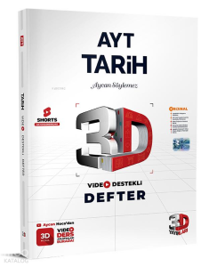 3D Yayınları AYT Tarih Video Destekli Defter