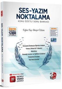 3D Yayınları Ses-Yazım Noktalama Konu Özetli Soru Bankası