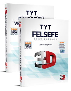 3D Yayınları TYT Felsefe ve Din Kültürü ve Ahlak Bilgisi Soru Bankası