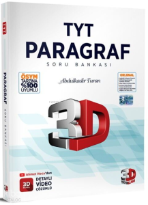 3D Yayınları TYT Paragraf Soru Bankası
