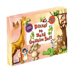 4-5-6 Yaş Dikkat ve Zeka Gelişim Seti - Sticker Hediyeli - 3 Kitap Takım