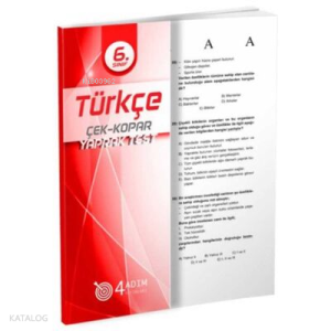 4 Adım - 6. Sınıf Türkçe Yaprak Test
