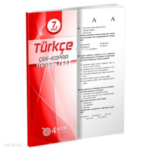 4 Adım - 7. Sınıf Türkçe Yaprak Test