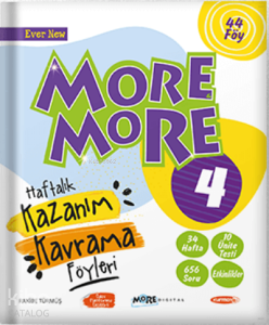 4.Sınıf More More Haftalık Kazanım Kavrama Föyleri 44 Föy Kurmay ELT
