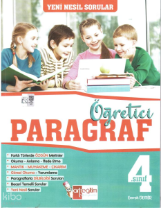 4. Sınıf Yeni Nesil Sorularla Öğreten Paragraf Kitabı