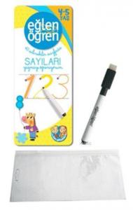 40 Silinebilir Sayfada Sayıları Yazmayı Öğreniyorum; Eğlen Öğren Serisi, 4 - 5 Yaş