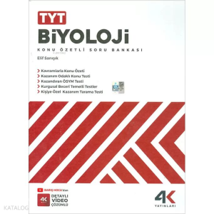 4K Tyt Biyoloji Kosb