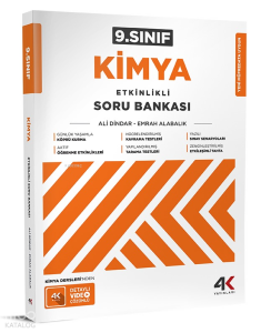 4K Yayınları  9.Sınıf Etkinlikli Kimya Soru Bankası