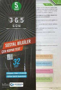 5.Sınıf 365 Gün Sosyal Bilgiler 32 Yaprak Test