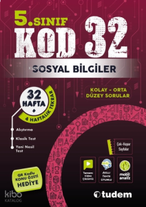 5. Sınıf KOD 32 Sosyal Bilgiler