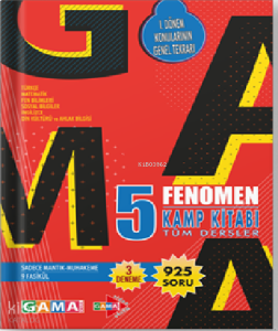 5. Sınıf Tüm Dersler Fenomen Kamp Kitabı