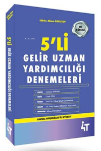 5'Li Gelir Uzman Yardımcılığı 5 Li Deneme 2. Baskı (Karekodlu)