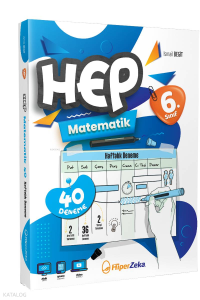 6. Sınıf HEP Matematik Haftalık Deneme Föyleri