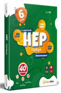 6. Sınıf HEP Türkçe Haftalık Deneme Föyleri