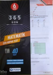 6.Sınıf Matematik Çek Kopar Yaprak Test (Yeni)