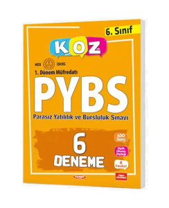 6. Sınıf PYBS 6 Deneme