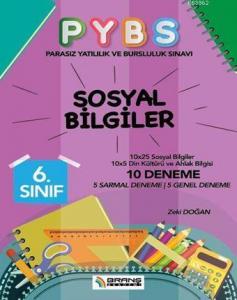 6. Sınıf PYBS Sosyal Bilgiler 10 Deneme; 5 Sarmal Deneme - 5 Genel Deneme