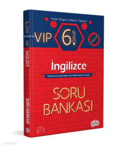6. Sınıf Vip İngilizce  Soru Bankası