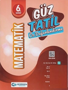6.Sınıf	Yeni Matematik Güz Tatil Kitabı 2022-2023