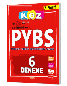 7. Sınıf 1. Dönem PYBS 6 Deneme