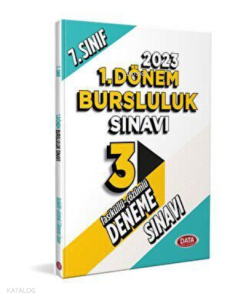 7. Sınıf Bursluluk Sınavı Tamamı Çözümlü 3 Fasikül Deneme Sınavı Data Yayınları