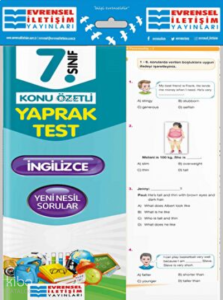 7.Sınıf İngilizce YT 2020