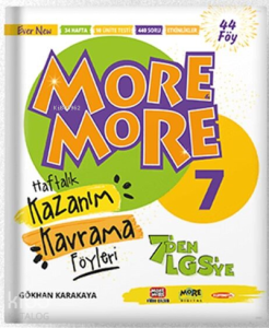 7. Sınıf More More Haftalık Kazanım Kavrama Föyleri