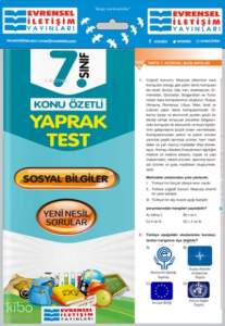 7.Sınıf Sosyal Bil.YT 2020