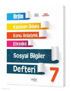 7. Sınıf Sosyal Bilgiler Akıllı Defter
