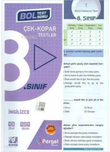 8.Sınıf 2022 İngilizce Çek Kopar Testler