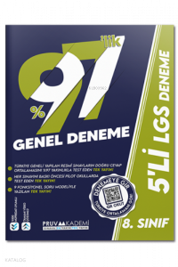 8. Sınıf 5'li LGS Genel Deneme Pruva Akademi Yayıncılık